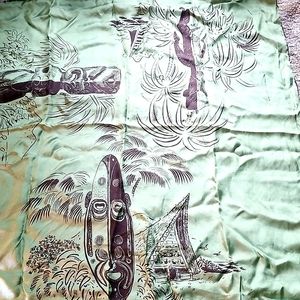 Trader Vic's silk scarf